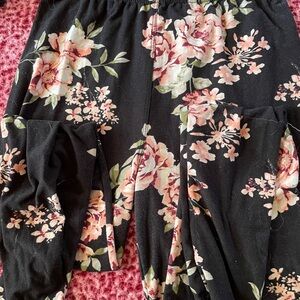 Lidy Floral Gray Leggings